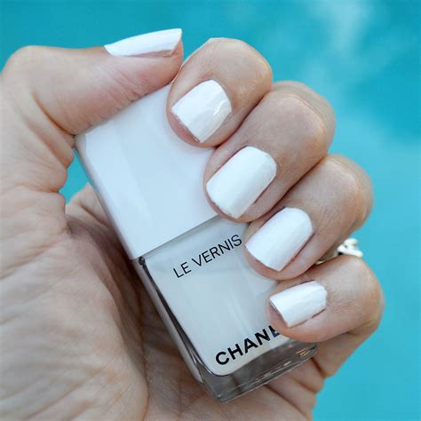 chanel blanc white polish|most popular chanel nail polish.